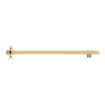 Zena 300mm Square Shower Arm - Brushed Gold