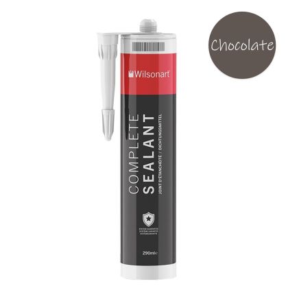 Vero Shower Wall Panel Chocolate Colour Match Silicone Sealant