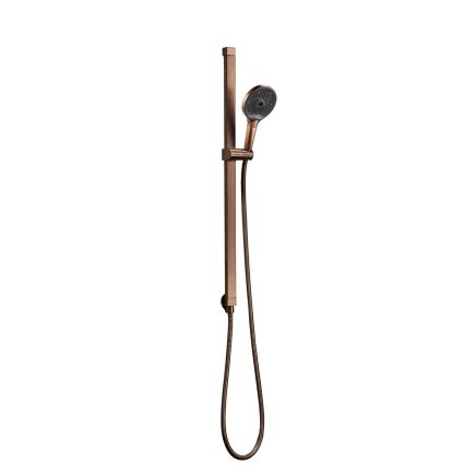 Manisa Brushed Bronze Shower Slide Rail Kit