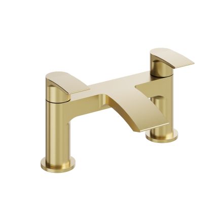 Tear Brushed Gold Bath Filler Tap 