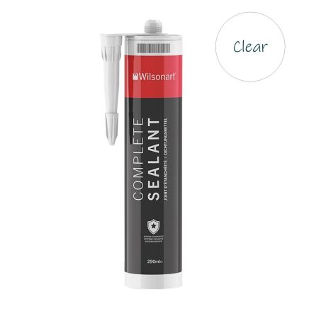 Vero Shower Wall Panel Clear Colour Match Silicone Sealant