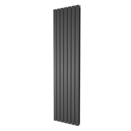 Perth Grey Double Vertical Flat Panel Radiator 1800x475mm