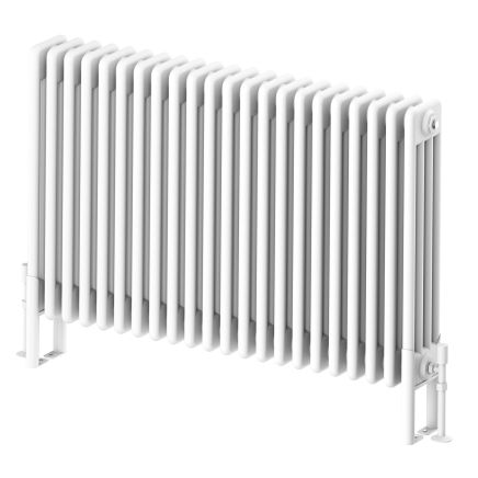 White Quadruple Horizontal Column Radiator - 600x1010mm