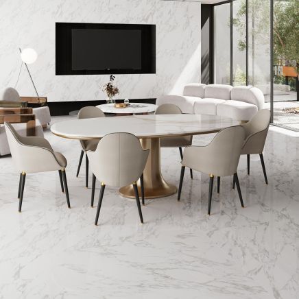 Amaretto Marble Polished Porcelain Tile 600x300mm