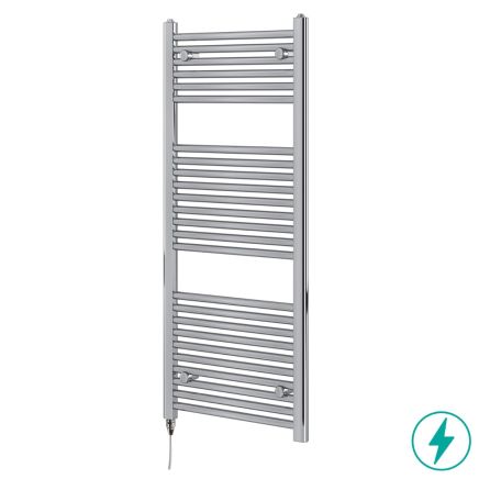 Neptune Chrome Electric Heated Towel Rail 1200x500mm