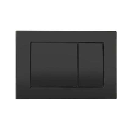 Black Metal Flush Plate for 1200mm Wall Hung Frame and Cistern