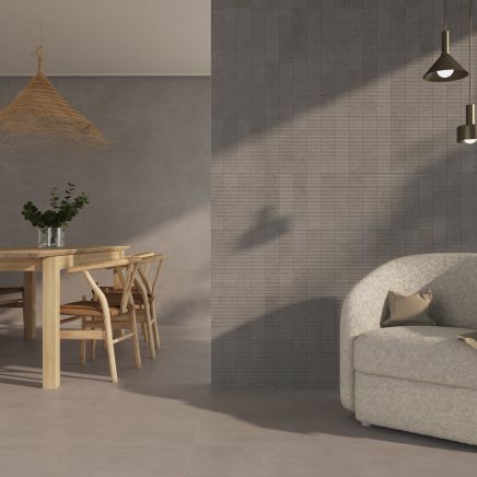 Gambino Decor Grey Matt Ceramic Brick Tile - 75x300mm