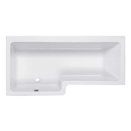 Carron Quantum Left Handed Acrylic Shower Bath 1700x700mm