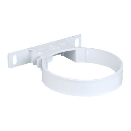 Wavin Osma Soil White Pipe Bracket Clip 110mm - 4s082w