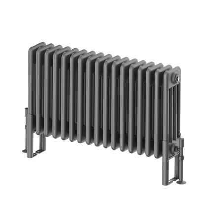 Upton Grey Quadruple Horizontal Column Radiator - 400x785mm
