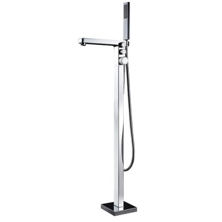 Baylin Chrome Freestanding Bath Shower Mixer Tap