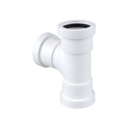Wavin Osma Waste Push-Fit Tee 40mm x 40mm - 5w190w