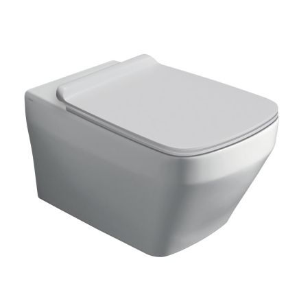 Belgrove White Rimless Wall Hung Toilet