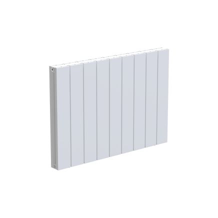 Tesoro White Textured Double Reversible Aluminium Radiator 600x855mm