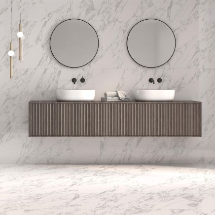 Amaretto Marble Polished Porcelain Tile 1200x600mm
