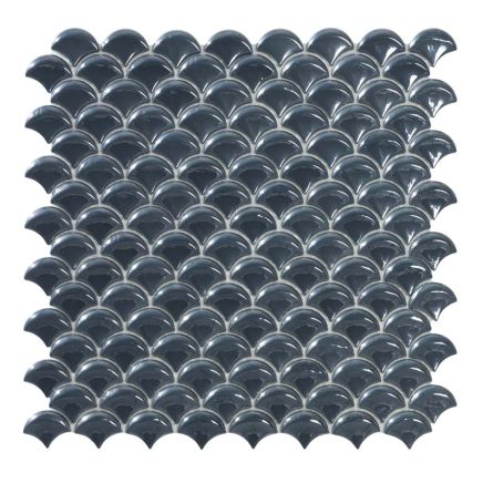 Turbot Navy Gloss Mosaic 317x324mm