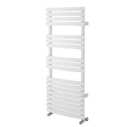 Eventon White Heated Towel Rail 1200x500mm