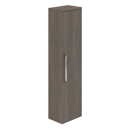 Nante Dark Elm Wall Mounted Tall Storage Cabinet