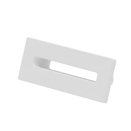 White Rectangle Overflow Cover