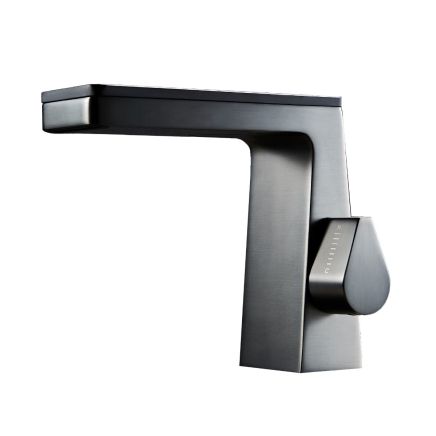 Baylin Gunmetal Basin Mixer Tap