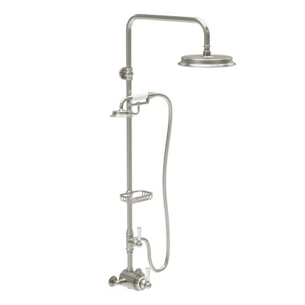 Warwick Brushed Nickel Traditional Thermostatic Shower Pack