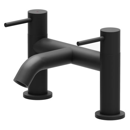 Elora Matt Black Bath Filler Tap