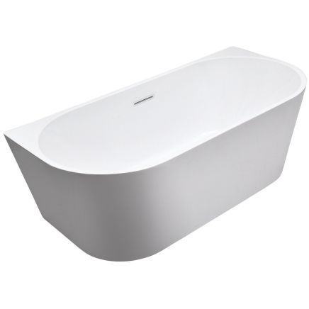 Ellwood Freestanding Back to Wall Acrylic Bath 1800x800mm