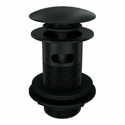 Black Basin Click Clack Slotted Basin Waste