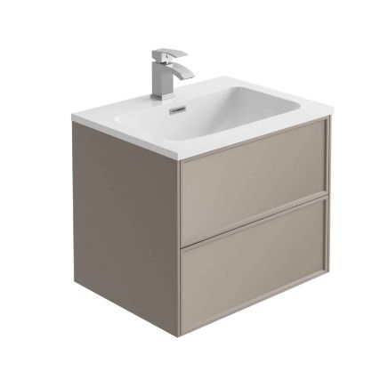 Kendal French Grey Wall Hung Vanity Unit 600mm