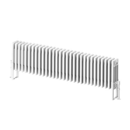 Upton White Quadruple Horizontal Column Radiator 400x1370mm