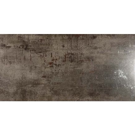 Metallon Steel Semi-Polished Metallic Porcelain Tiles 300x600mm