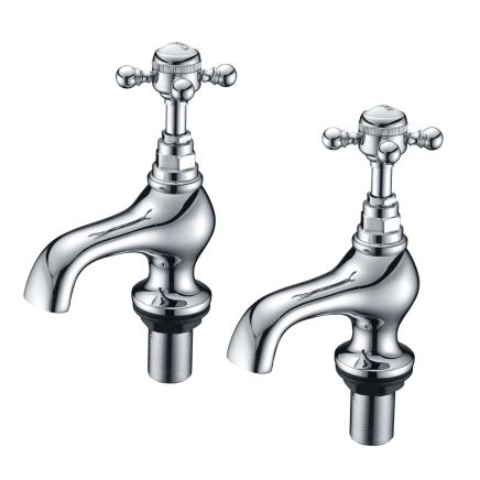 Grosvenor Chrome Basin Pillar Taps