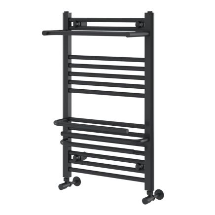 Laiken Anthracite Heated Towel Rail 800x500mm