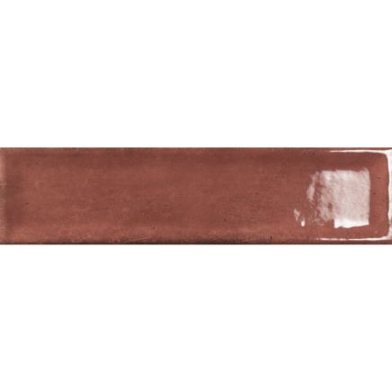Navajo Burdeos Gloss Porcelain Brick Tile 75x300mm