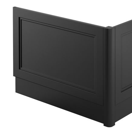 Richmond Black Traditional End Bath Panel & Corner Post