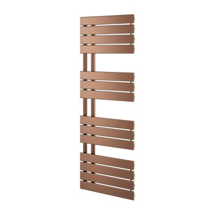 Tarvos Brushed Bronze Heated Towel Rail - 1400x550mm