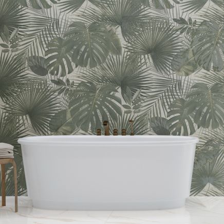 Bonito Jungle Matt Porcelain Tile - 1200x600mm Roomset