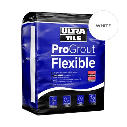 ProGrout Flexible White Grout 3kg