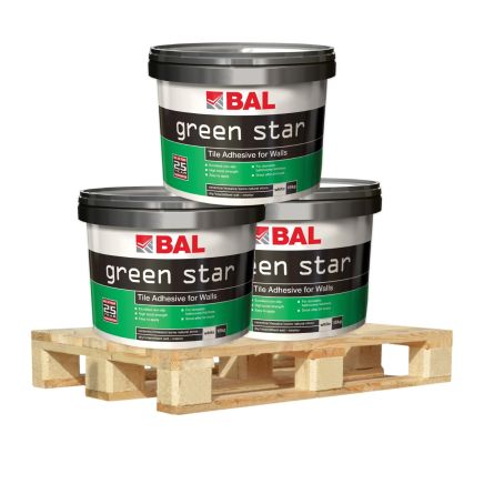 BAL Green Star Ready Mixed Adhesive – 15kg (Pallet Deal - 44 Tubs)