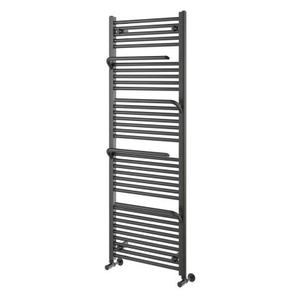 Jenka Gunmetal Heated Towel Rail - 1510x550mm