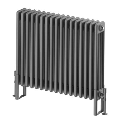 Upton Grey Quadruple Horizontal Column Radiator 600x785mm