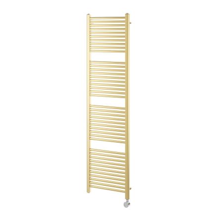 Neptune Brushed Gold Electric Heated Towel Rail 1800x500mm