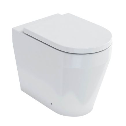 Britton Stadium Back to Wall Toilet with Soft Close Seat
