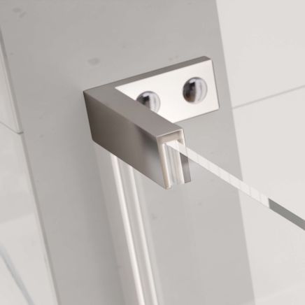 Lanka Chrome Hinged Door Support Brackets