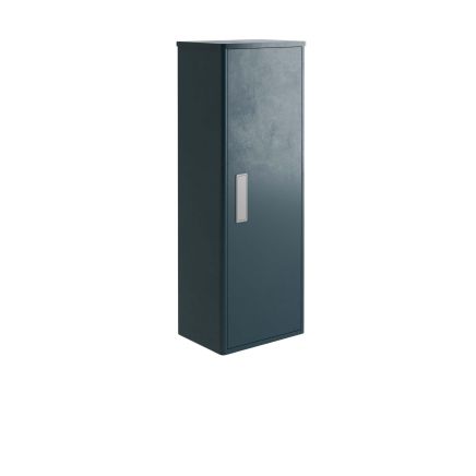 Griffin Petrol Blue Wall Mounted Tall Storage Cabinet