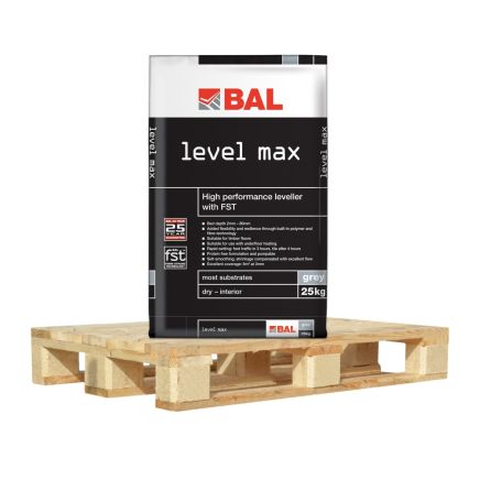 BAL Level Max Levelling Compound - 25kg (Half Pallet Deal - 20 Bags)