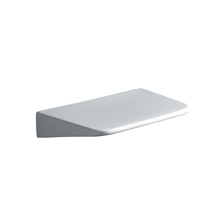 Belgrove White Wall Hung Ceramic Shelf 400mm