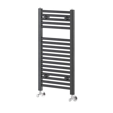 Neptune Gunmetal Heated Towel Rail - 770x400mm