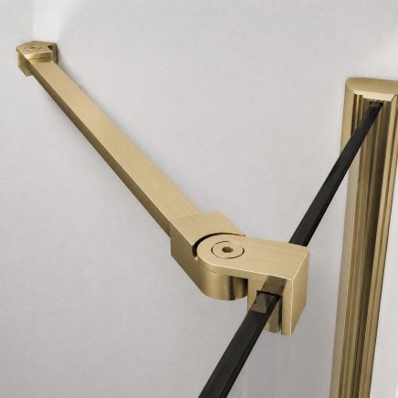 Oxford Gold Shower Screen Angled Support Bar