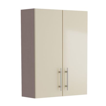 Surrey Mussel Gloss Double Door Fitted Furniture Cabinet 500mm